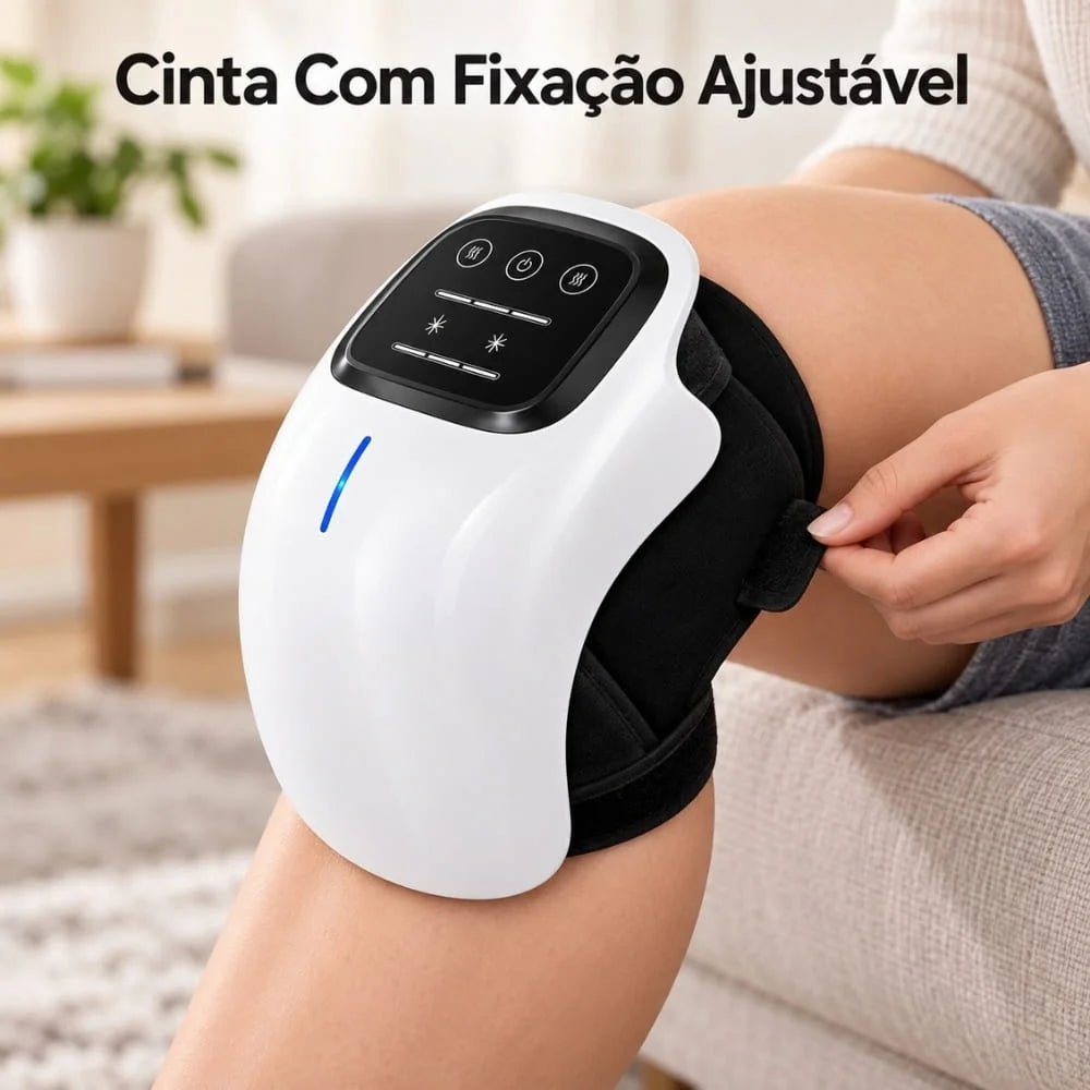 ARTICure Joelheira Autoaquecedora - Massageador Térmico para Joelho - Tamanho Ajustável