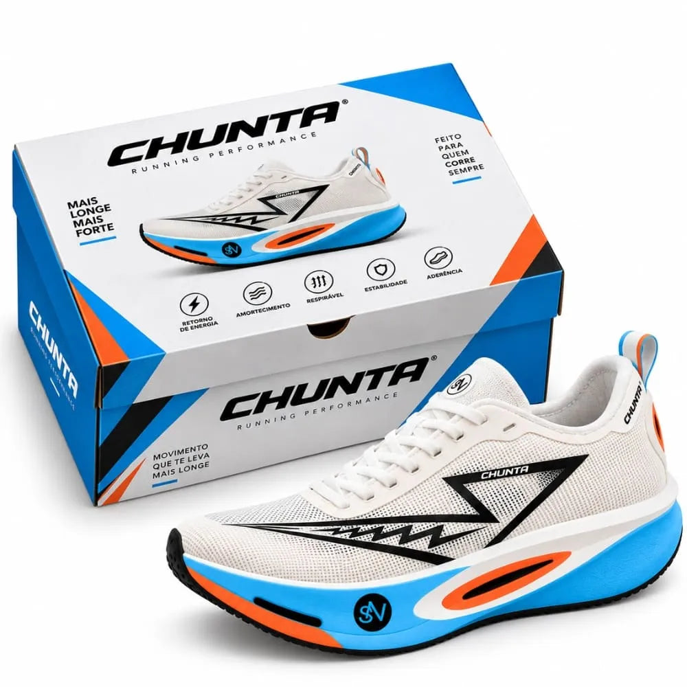 Tênis Carbon Marathon Chunta Com Placa De TPU E Amortecimento EVA